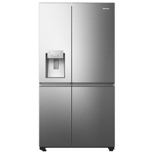 HISENSE PureFlat Infinite RS818N4TIC American-Style Smart Fridge Freezer - Stainless Steel