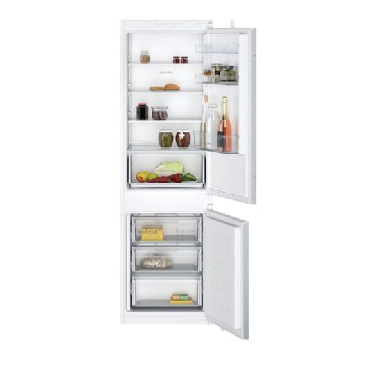 NEFF N30 KI7861SE0G Integrated 60/40 Fridge Freezer - Sliding Hinge