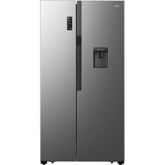 LOGIK LSBSDX23 American-Style Fridge Freezer - Inox