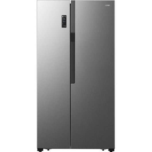 LOGIK LSBSX23 American-Style Fridge Freezer - Inox