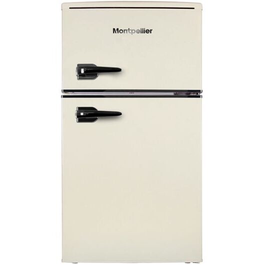 MONTPELLIER Retro MAB2035EC 80/20 Undercounter Fridge Freezer - Cream