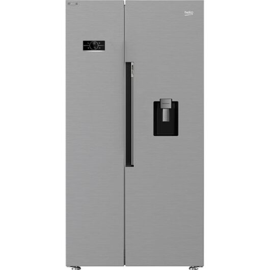 BEKO Pro HarvestFresh ASD2442VPS American-Style Fridge Freezer - Stainless Steel