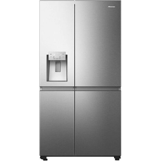 HISENSE PureFlat Infinite RS818N4TIE American-Style Smart Fridge Freezer - Grey Stainless Steel
