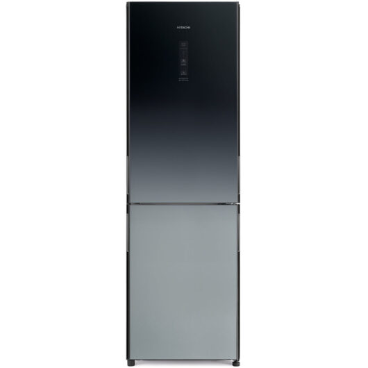 Hitachi RBGX411PGB1XGR Bottom Freezer 2 Door 366L Gradation Grey