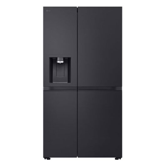 LG NatureFRESH GSLE91EVAB Smart Fridge Freezer - Essence Black Steel