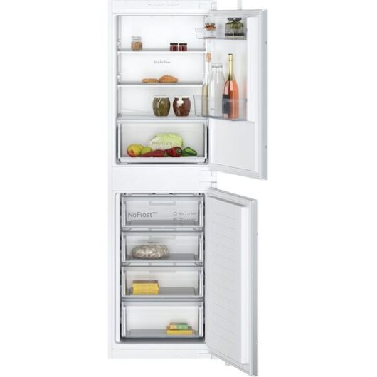 NEFF N30 KI7851SE0G Integrated 50/50 Fridge Freezer - Sliding Hinge