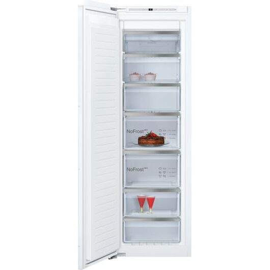 NEFF N90 GI7815CE0G Integrated Tall Freezer - Fixed Hinge