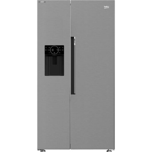 BEKO Pro HarvestFresh ASP342VPS American-Style Fridge Freezer - Stainless Steel