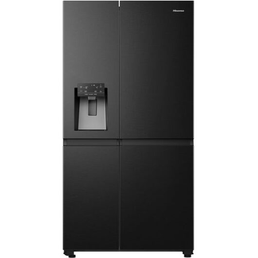 HISENSE PureFlat Infinite RS818N4IFE American-Style Smart Fridge Freezer - Black Stainless Steel