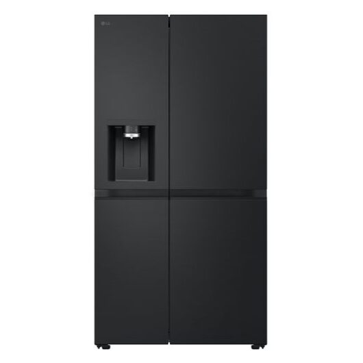 LG NatureFRESH GSLE81EPBC American-Style Smart Fridge Freezer - Essence Black Steel