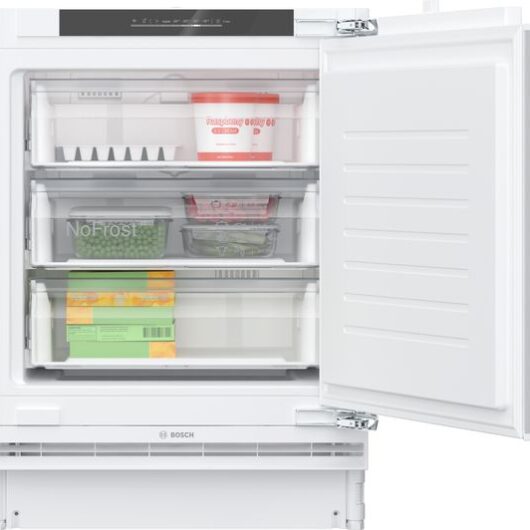 BOSCH Series 4 GUN21VFE0G Integrated Undercounter Freezer - Fixed Hinge