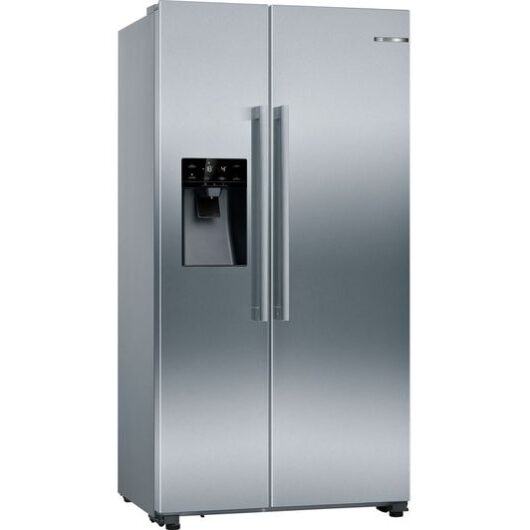 BOSCH Series 6 KAD93AIERG American-Style Fridge Freezer - Brushed Steel