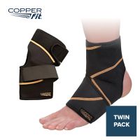 Copper Fit Hot & Cold Wrap - Ankle & Foot - 2 Pack