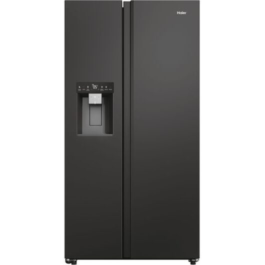 HAIER HSW59F18EIPT American-Style Smart Fridge Freezer - Slate Black