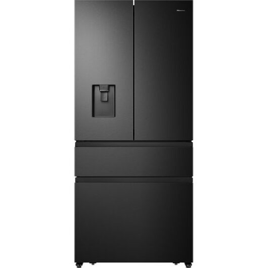 HISENSE PureFlat RF540N4WFE Fridge Freezer - Black Stainless Steel