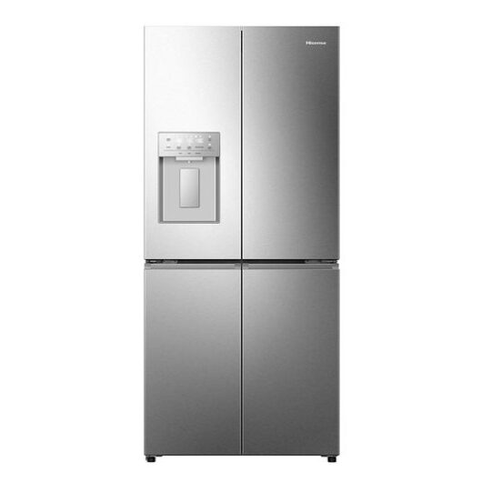 HISENSE PureFlat Slim RQ5P470SYID Fridge Freezer - Silver