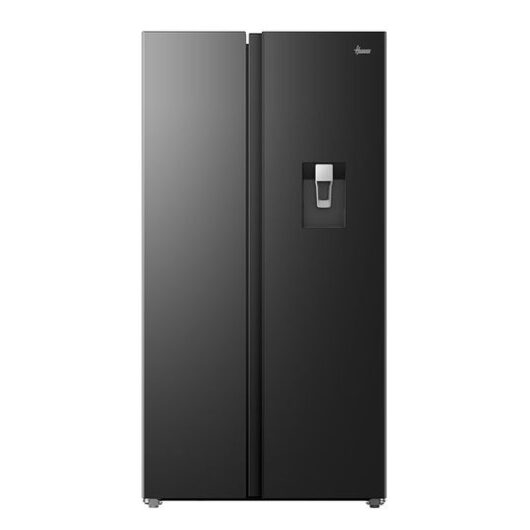 HOOVER HONSQ2T918EWBK SBS WD American-Style Fridge Freezer - Black