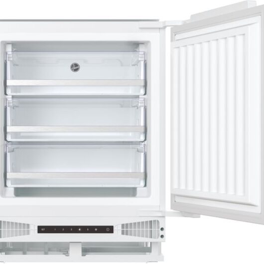 HOOVER HUSE68EWKP Integrated Undercounter Freezer - Fixed Hinge