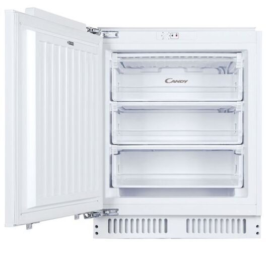 CANDY CUS68EWK Integrated Undercounter Freezer - Fixed Hinge