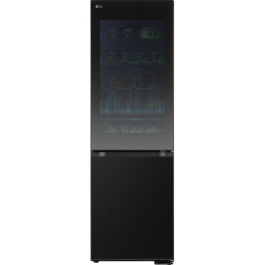 LG InstaView GBG5160CEV Smart 60/40 Fridge Freezer - Essence Black Steel