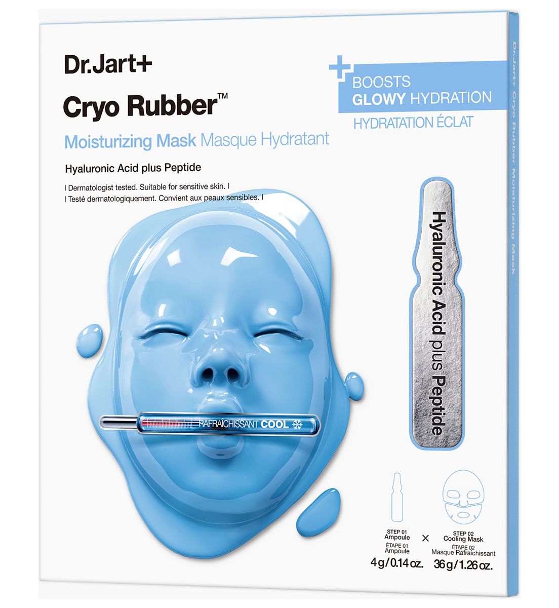 Dr Jart Cryo Rubber Moisturizing Hydrogel Mask With Hyaluronic Acid 44g