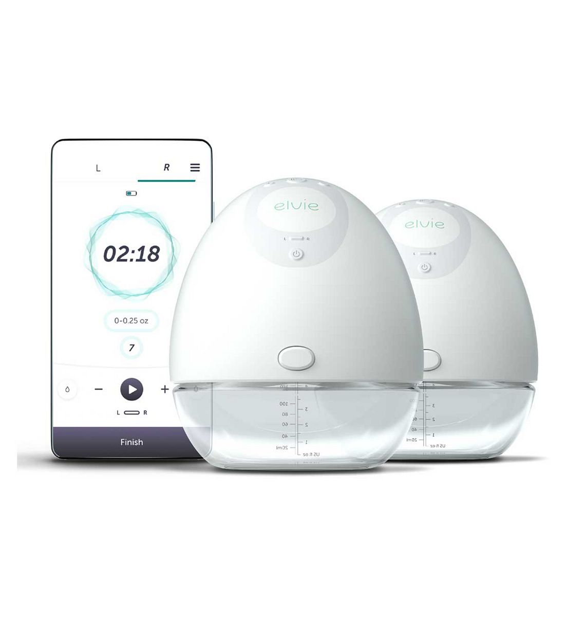 Elvie Pump Double - Ultra-Quiet, Wearable Electric Breast