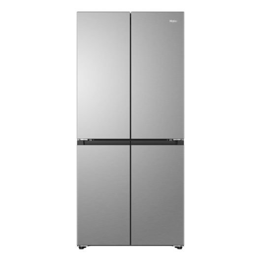 Haier HCR58S18DNMM 60/40 Freestanding Total No Frost American Style Fridge Freezer Inox