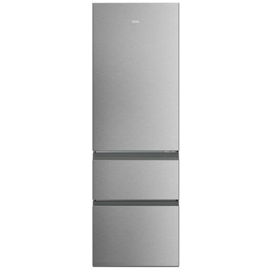 Haier HTR3618DNMM 60/40 Freestanding Total No Frost Fridge Freezer Inox