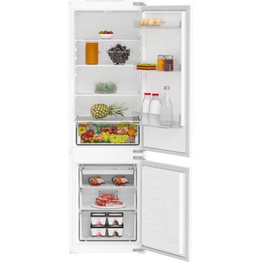 INDESIT No Frost KINH 1271 B4UK 70/30 Integrated Fridge Freezer - Sliding Hinge