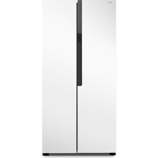 LOGIK LESSBSW26 Slim American-Style Fridge Freezer - White