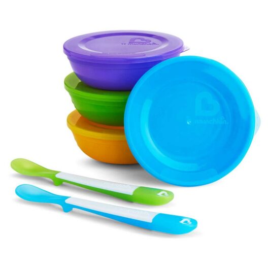 Munchkin Love A Bowls And Spoon Set